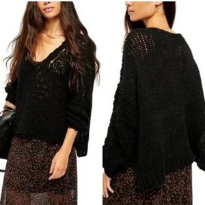 NWT Free People Sunday Shore Pullover Sweater Size Medium